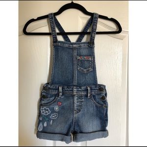 Cat & Jack Denim Overall Shorts